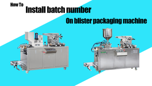 How To Install Steel Letter on Blister Packaging Machine