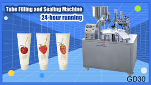 GD-30A Semi Automatic Cosmetic Cream Tube Filling And Sealing Machine
