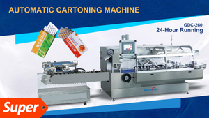 GDC-260 High Speed Blister Cartoning Machine For Pharmaceutical Manufactory